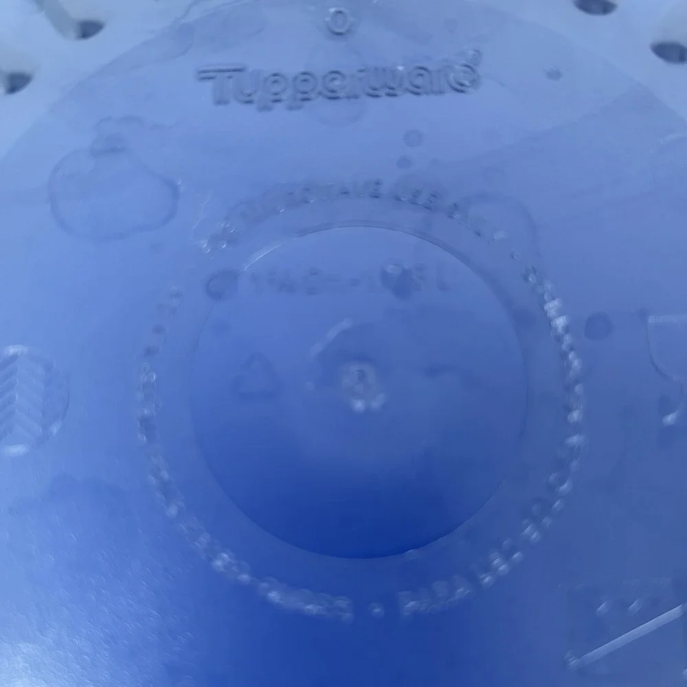 Tupperware 3‎ QT Stack Cooker Microwave Steamer Blue Tupperwave 5 Piece Set